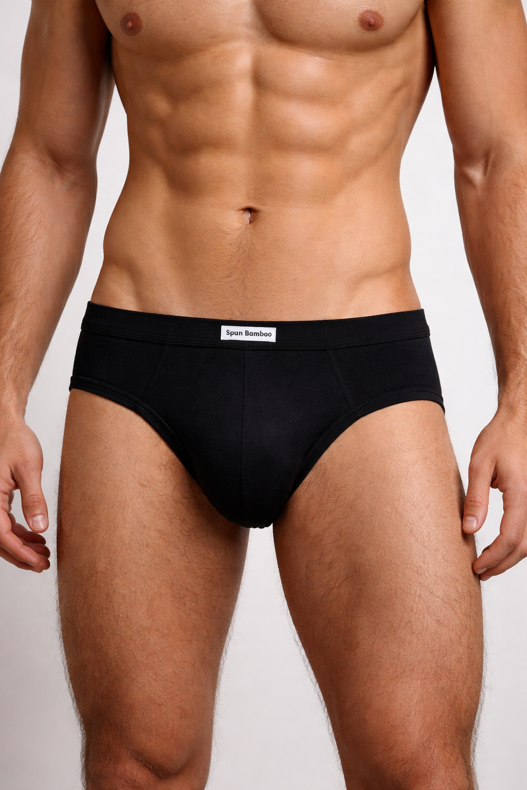 Men's Bamboo Viscose Briefs – Soft No-Fly Support